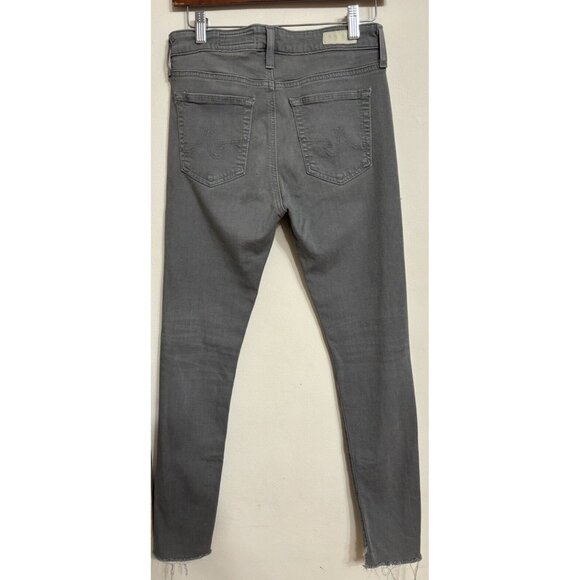 AG Adriano Goldschmied Farrah Ankle High Rise Jeans Size 27 (10 Y Grey Shadow ) - Picture 7 of 9
